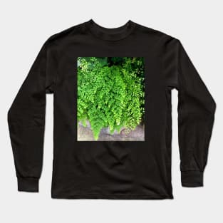 Green Maidenhair Fern For Gardeners Nature Lovers Long Sleeve T-Shirt